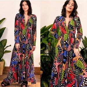 NWT Farm Rio Under The Sea Maxi Dress | Size: Small
